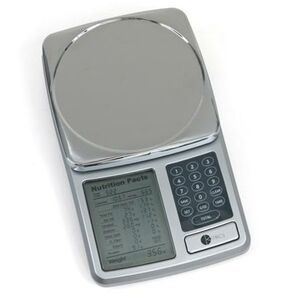 Kitchrics Digital Nutrition Label Scale Silver